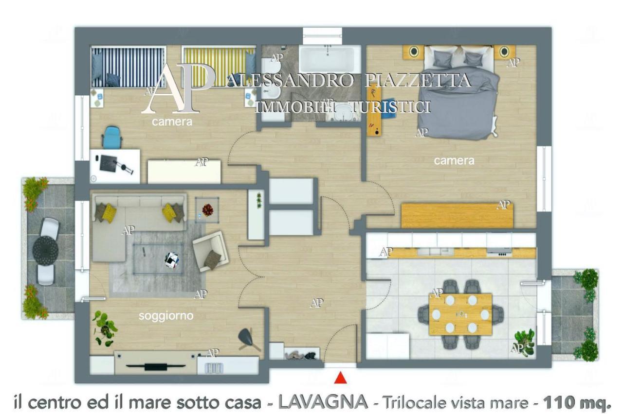 拉瓦尼亚Il Centro Ed Il Mare Sotto Casa公寓 外观 照片